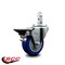Service Caster 3.5'' Blue Polyurethane Wheel Swivel 7/8'' Square Stem Caster with Brake SCC-SQ20S3514-PPUB-BLUE-PLB-78 - alternate 3